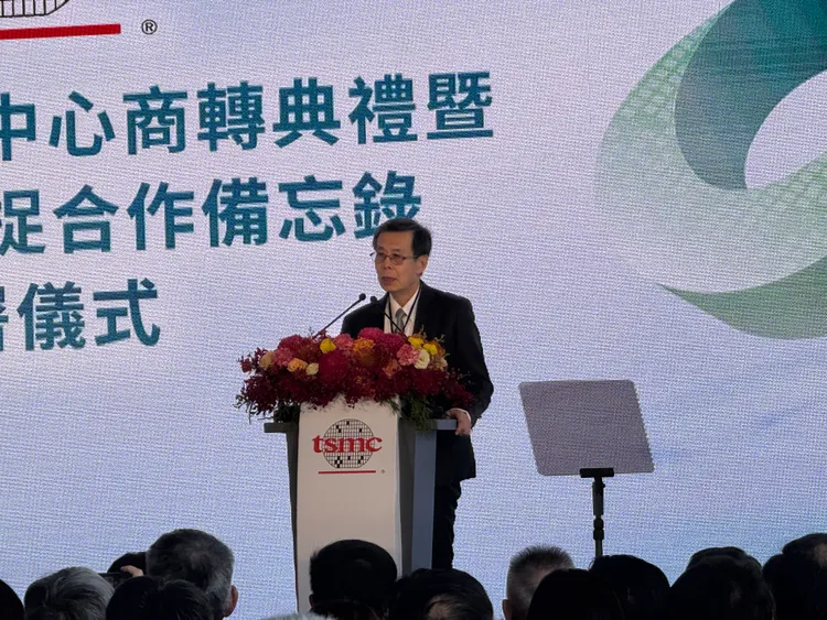 台積電執行副總經理暨共同營運長秦永沛。呂承哲攝