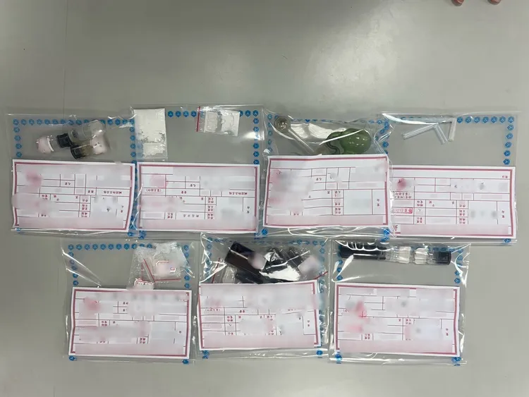 警方查出3人都有毒品前科，並從其中一名女子身上搜出毒品安非他命。翻攝畫面