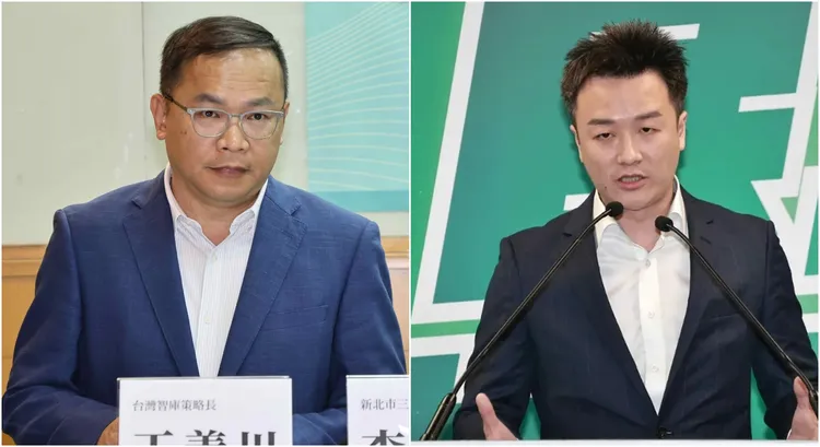 王義川（左）遞補不分區立委，李正皓稱「搶救王義川大兵」任務終於完成。資料照片