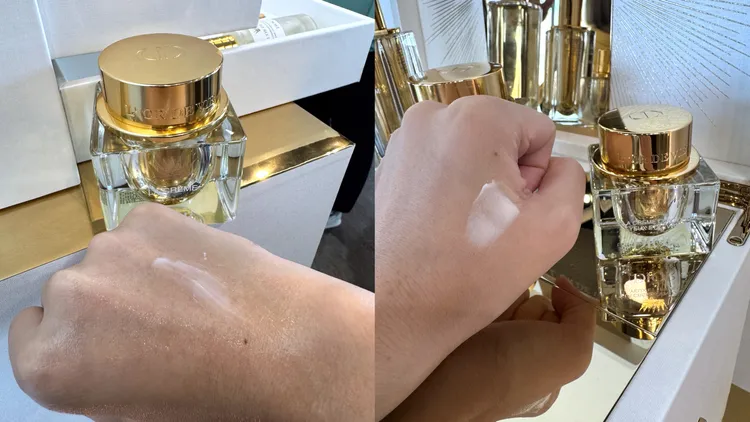 生命之源臻金醇萃乳霜、眼唇霜。張家玲攝