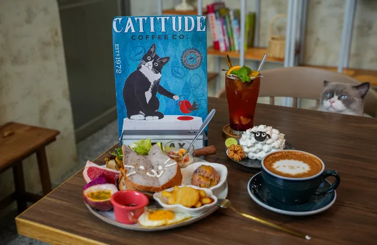 早午餐吐司、麵包、優格、果醬等餐點，都由老闆娘親手製作。田欣雲攝影