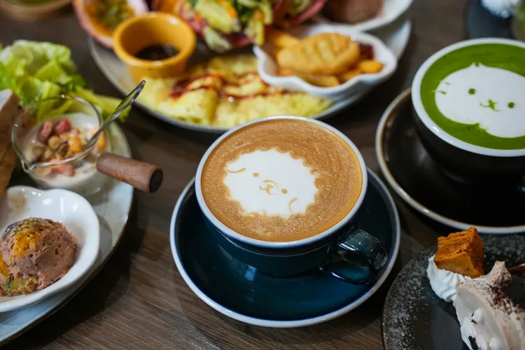 參考日本甜點風格並配合宜蘭當地農場特色，設計出可愛動物造型的餐點。田欣雲攝影