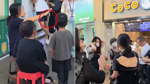 小孩偷CoCo奶茶被抓包　媽媽超兇！竟持刀揪髮暴揍女店員