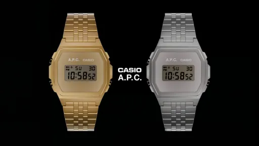 A.P.C.、CASIO聯名錶吹復古風 纖薄八角形錶殼、錶背藏細節