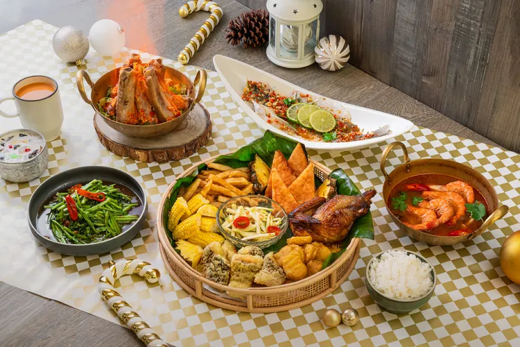 板橋凱撒蓮花餐廳「聖誕幻饗宴四人分享餐」每套2780元起。業者提供