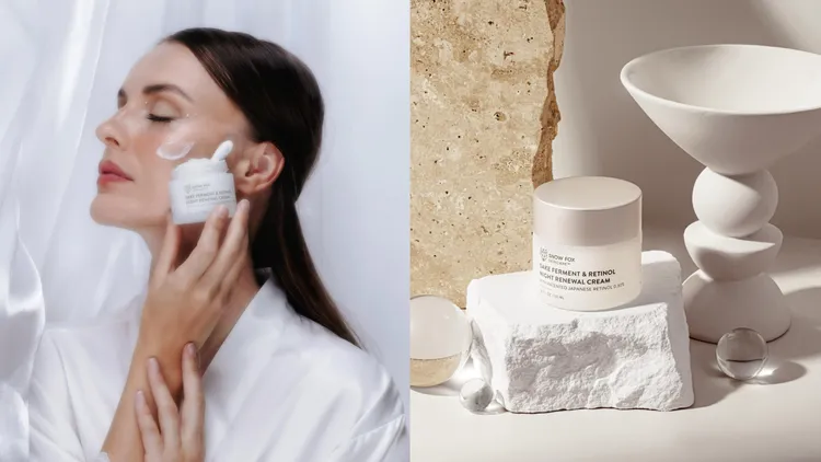 SNOW FOX煥顏A醇雙酵晚霜，50ml／1680元。品牌提供