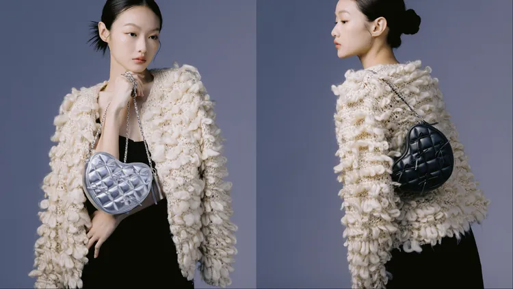 CHARLES & KEITH冬日限定蝴蝶結酷甜愛心包，各2190元。品牌提供