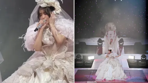 濱崎步百米婚紗秀華麗取勝!曾倒嗓考慮引退女王回歸