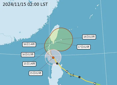 天兔減弱為輕颱!預估從「這區」登陸 最先迎接強風暴雨
