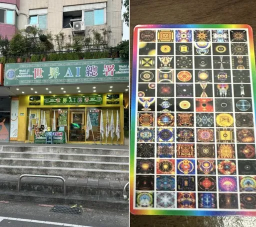 彩虹招牌「世界AI總署」在賣啥?網揭神秘組織驚人內幕 網紅也加入