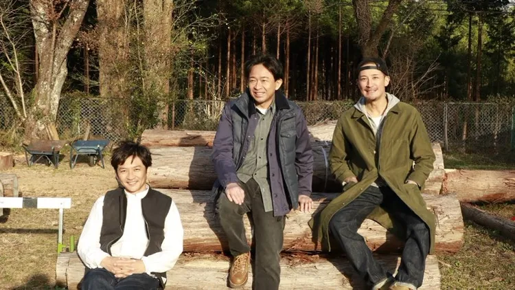 國分太一（左起）、城島茂、松岡昌也發文恭喜山口達也結婚。翻攝株式會社TOKIO X（推特）