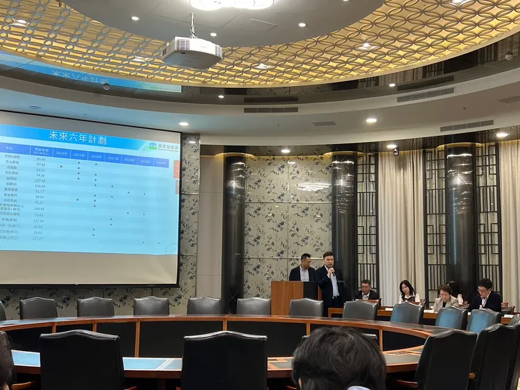 興富發今日舉辦法說會。張瑞傑攝