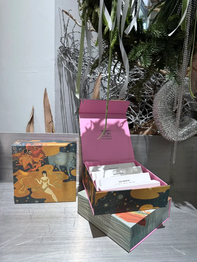 SELAHATIN聖誕限量禮盒組四季牙膏4件組，1680元。張家玲攝