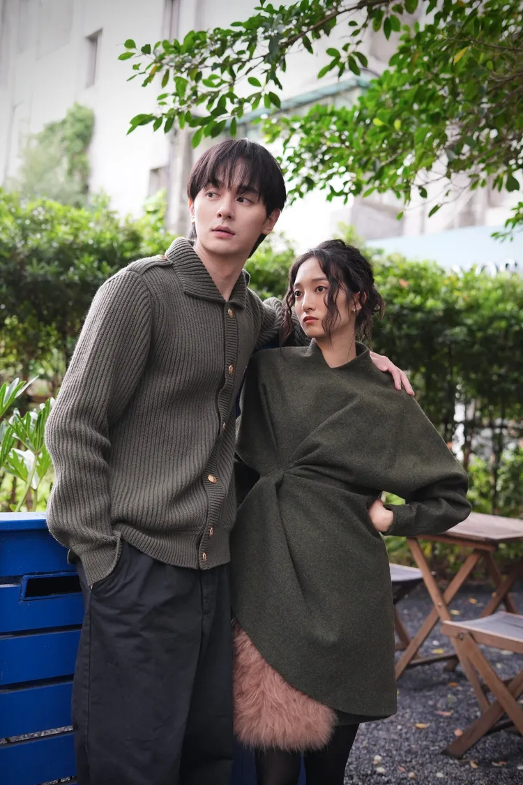 張軒睿（左）和韓寧外型滿有CP感。彭欣偉攝