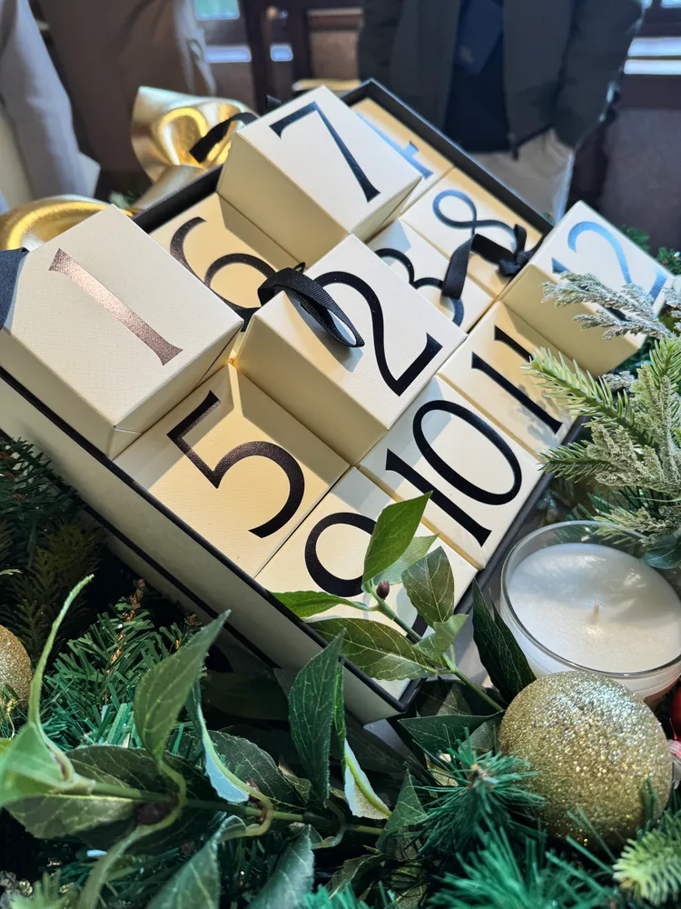 12天倒數月曆，8700元。張家玲攝