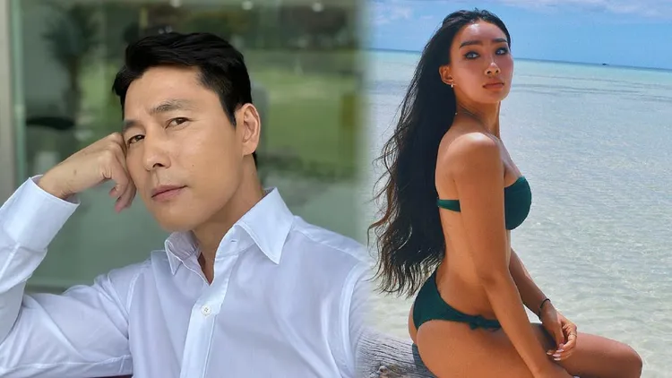 鄭雨盛（左）承認和辣模文佳菲生下兒子。翻攝鄭雨盛IG、文佳菲IG