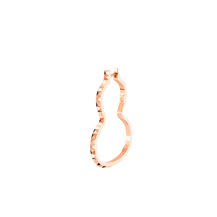 Wulu 18 18K玫瑰金耳環，8萬1500元。品牌提供