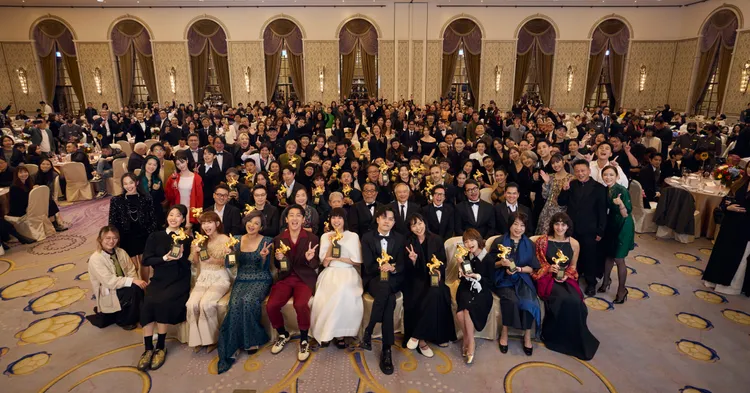 第61屆金馬獎得獎者大合照。台視提供