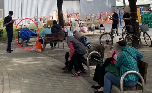 台中男陳屍公園座椅已現「屍僵」 民眾淡定相視而坐