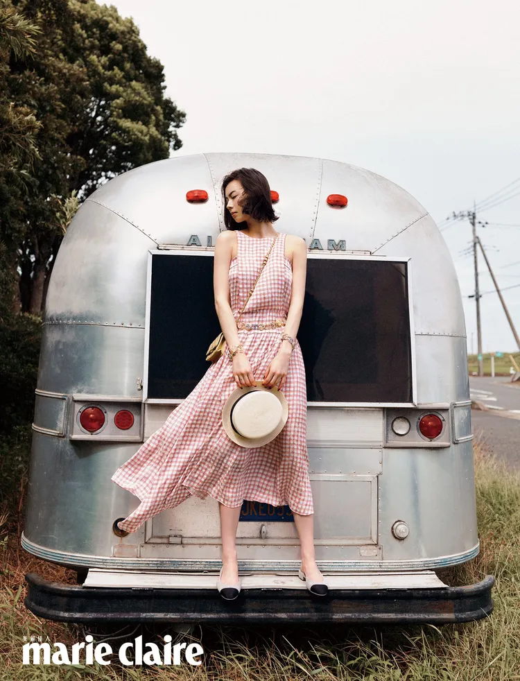 Lauren Tsai拍攝《美麗佳人》封面。《Marie Claire美麗佳人國際中文版》提供