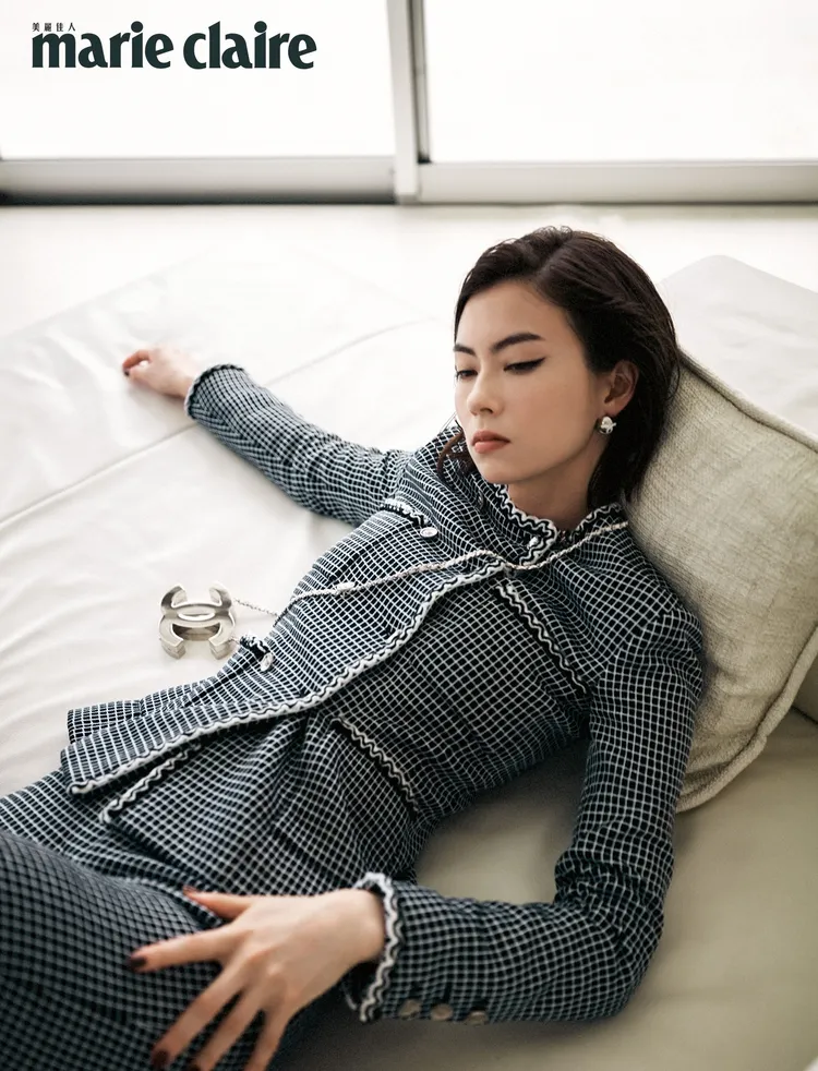 Lauren Tsai拍攝《美麗佳人》封面。《Marie Claire美麗佳人國際中文版》提供