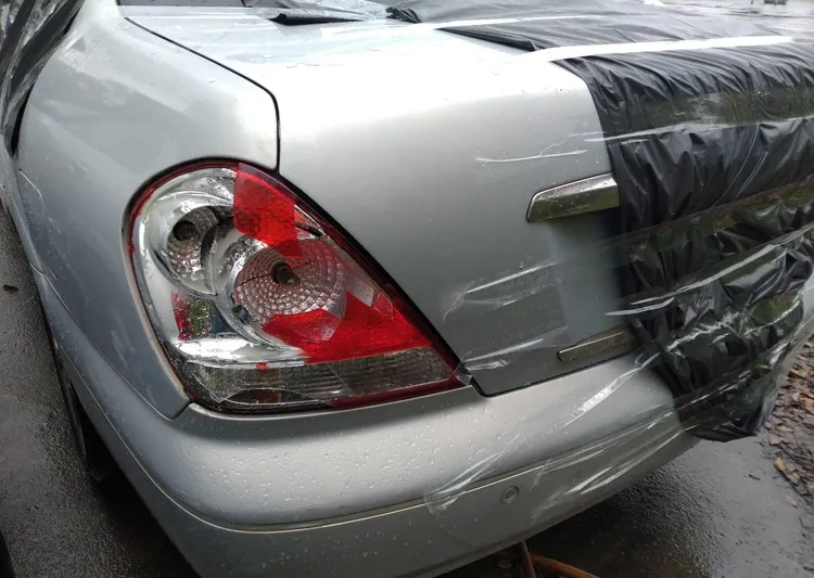 吳男當時駕駛的車輛。翻攝畫面