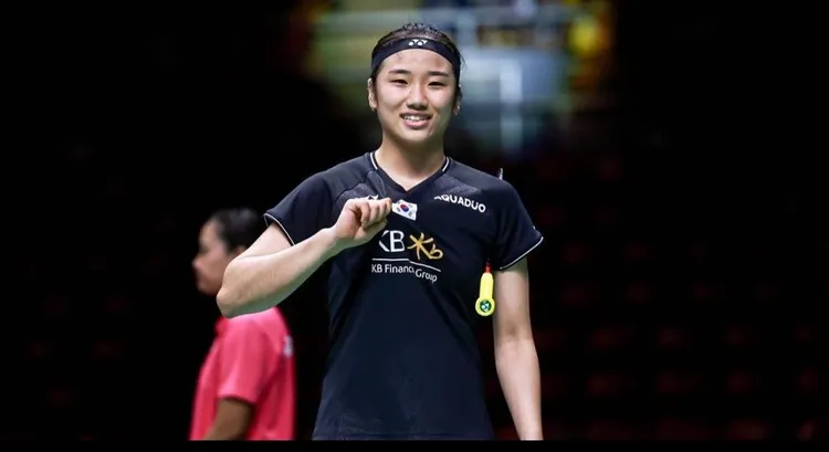 南韓羽球女將安洗瑩。  翻攝IG