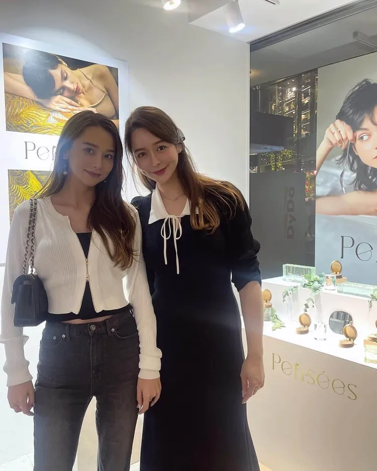 丹羽仁希（左）和野崎萌香交情不錯。翻攝野崎萌香IG