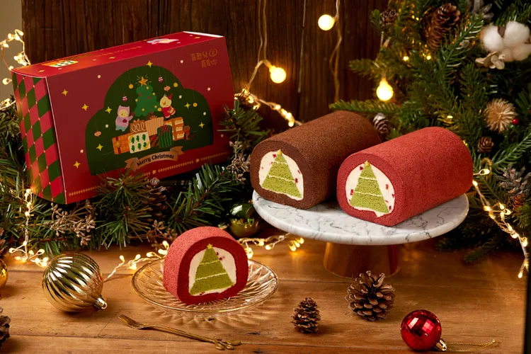 耶誕森林蛋糕禮盒。喜憨兒提供
