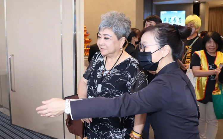 曾罹癌的吳敏和大家報平安。莊宗達攝影