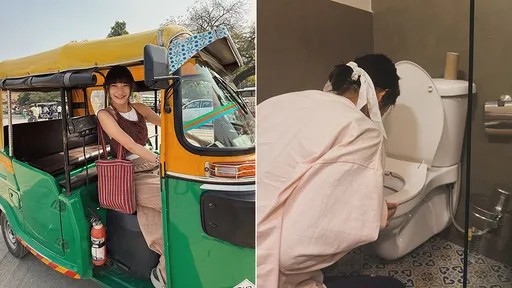 愛莉莎莎遊印度食物中毒 天天吃餐廳喝瓶裝水「該來的還是會來」