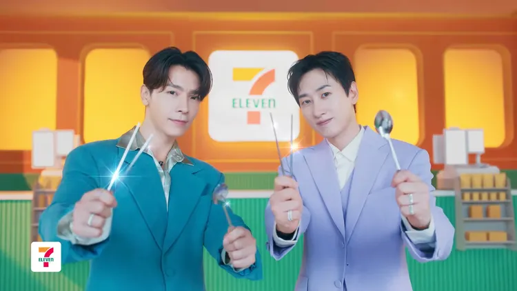 SJ-D&E代言台灣7-ELEVEN。翻攝7-ELEVEN IG