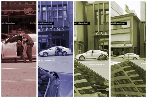 驚險瞬間!高雄警處理違停遭拒檢「拖行」2警員傷