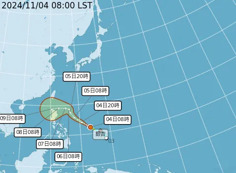 不只颱風銀杏來勢洶洶 準颱風桔梗也來了!雙颱對台最新影響曝