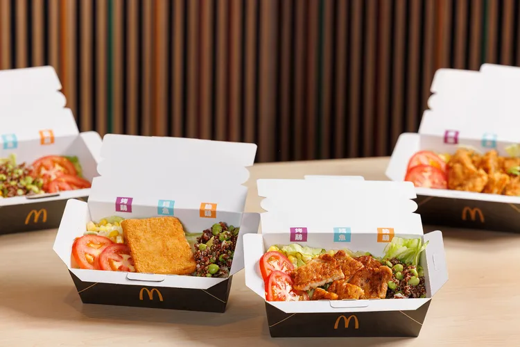 全新「藜麥沙拉系列」登場。麥當勞提供