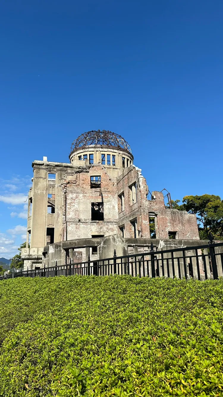 廣島「原爆圓頂館」獲最多日人推薦。翻攝自X @hujisaki_ayaka_