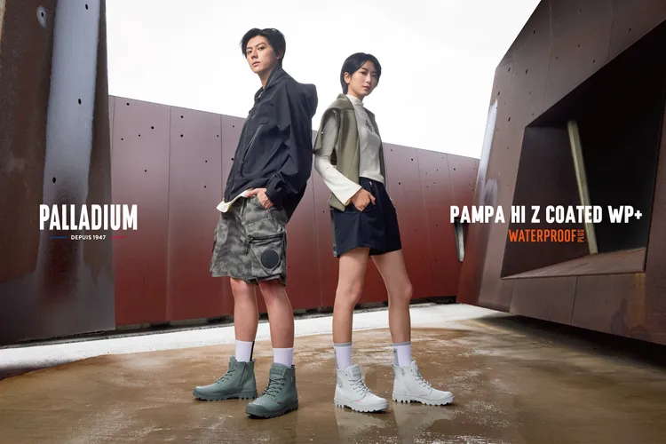 全新橘標防水COATED ZIP系列鞋款推出柔霧新色。品牌提供