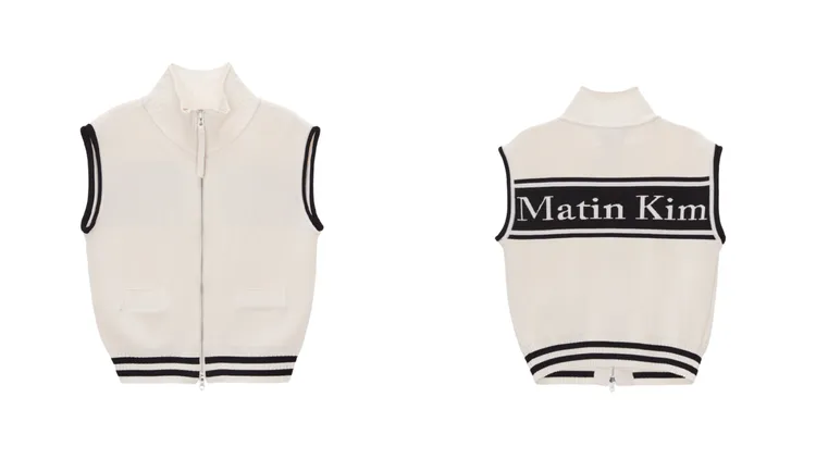 MATIN KIM白色背心，4090元。品牌提供