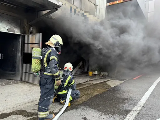 桃園家庭工廠火警　濃煙竄天一度影響行車