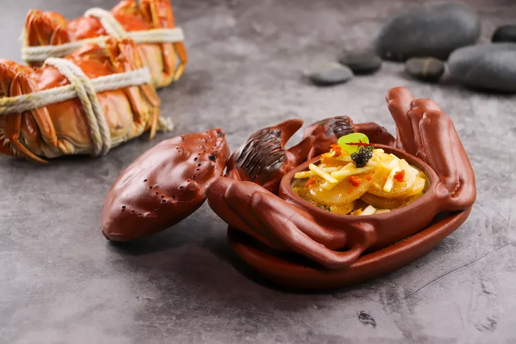 蟹粉韭黃炒年糕。業者提供