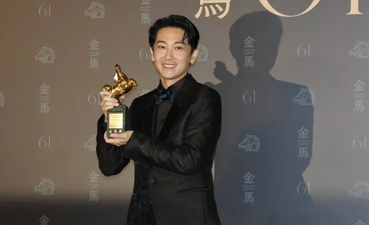 施名帥首度入圍金馬獎便順利收下最佳男配角獎。攝影中心攝