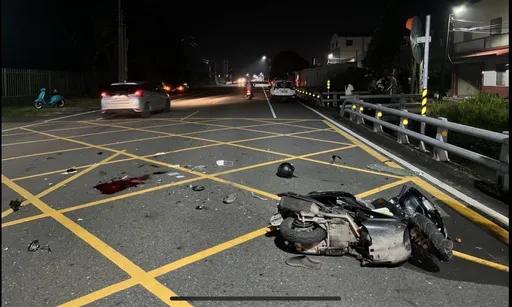 屏東女轎車右轉未禮讓釀追撞！騎士傷重不治　