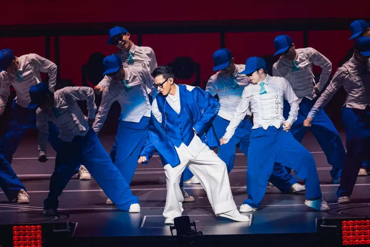 華仔載歌載舞，讓歌迷嗨天。超級圓頂提供