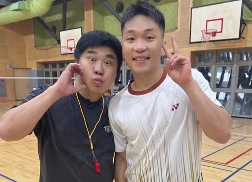 胡瓜激戰李洋劃分出禁老區域 被殺球嚇瘋直喊「我是有領敬老卡的人耶!」