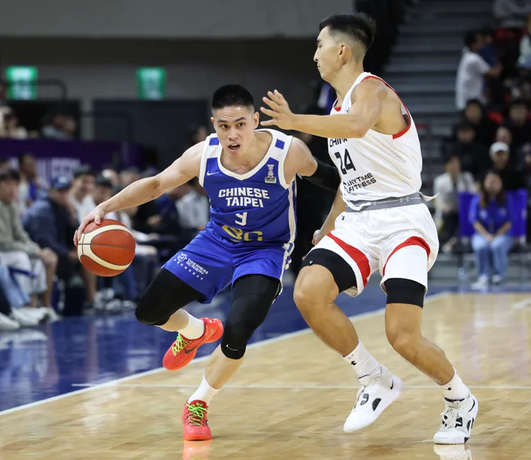 亞洲盃中華隊對上香港隊。籃協提供