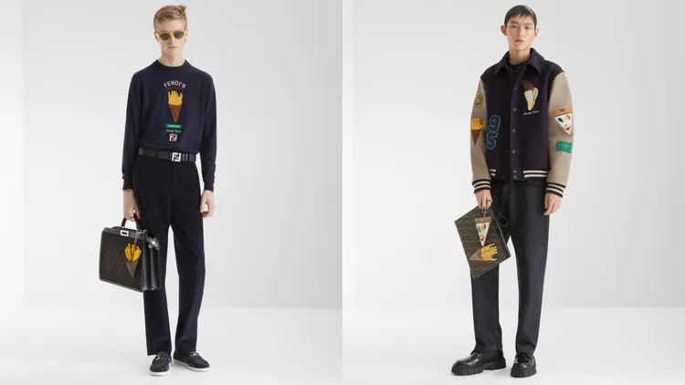 FENDI冬季度假Fendilicious系列設計，以速食為靈感。品牌提供