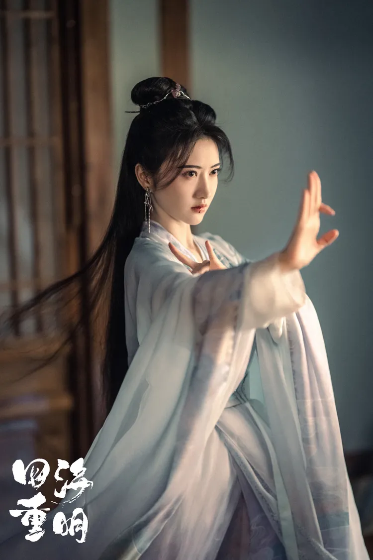 景甜拍古裝劇常有動作戲。翻攝景甜Studio微博