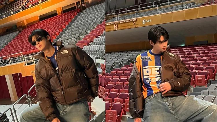 車銀優選穿The North Face羽絨服。翻攝車銀優IG