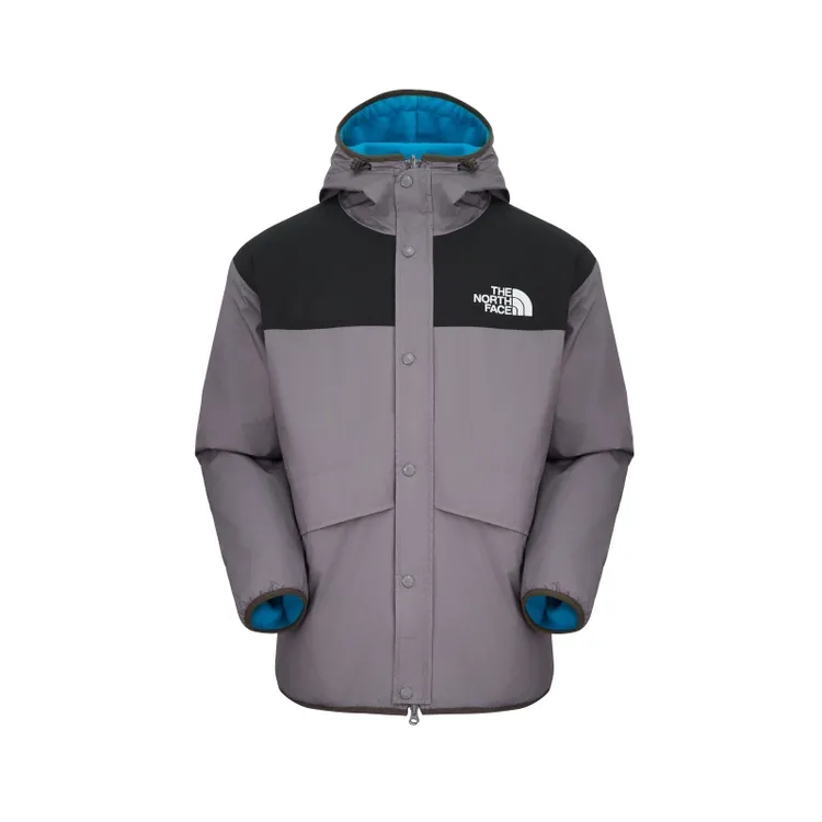 The North Face UE男款灰色雙面穿抓絨外套，1萬6880元。品牌提供