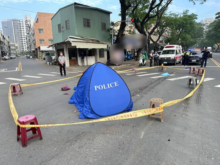 劉姓女騎士當場死亡。民眾提供